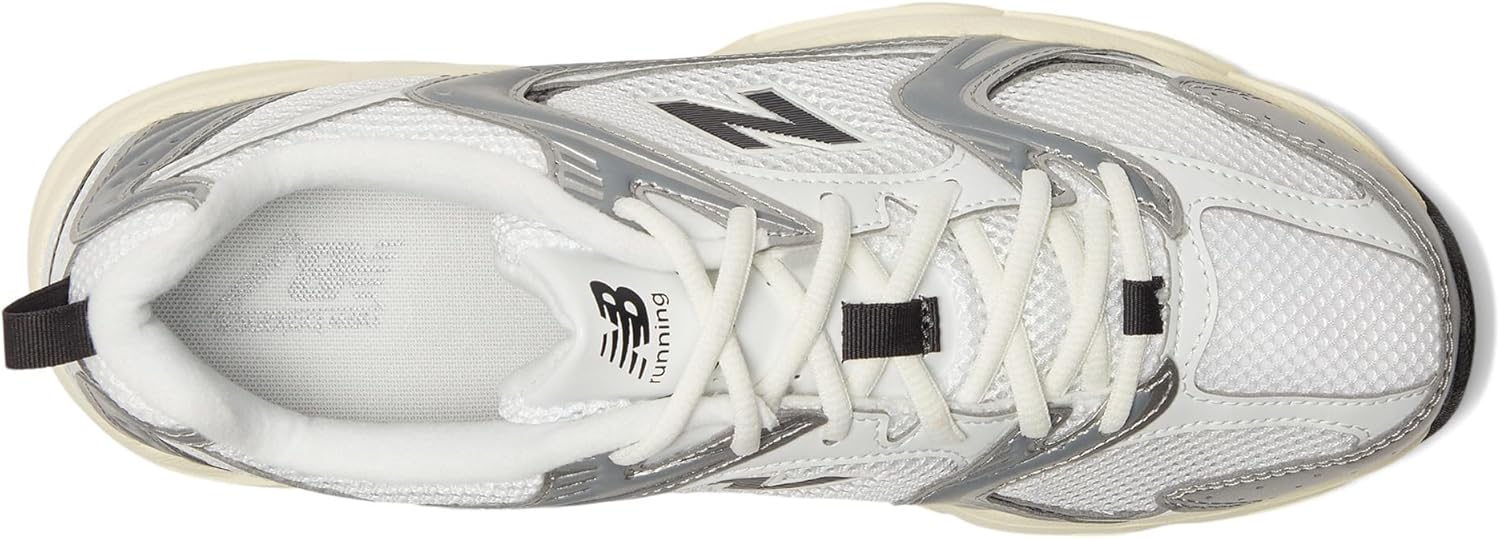 New Balance 530 White & Sliver