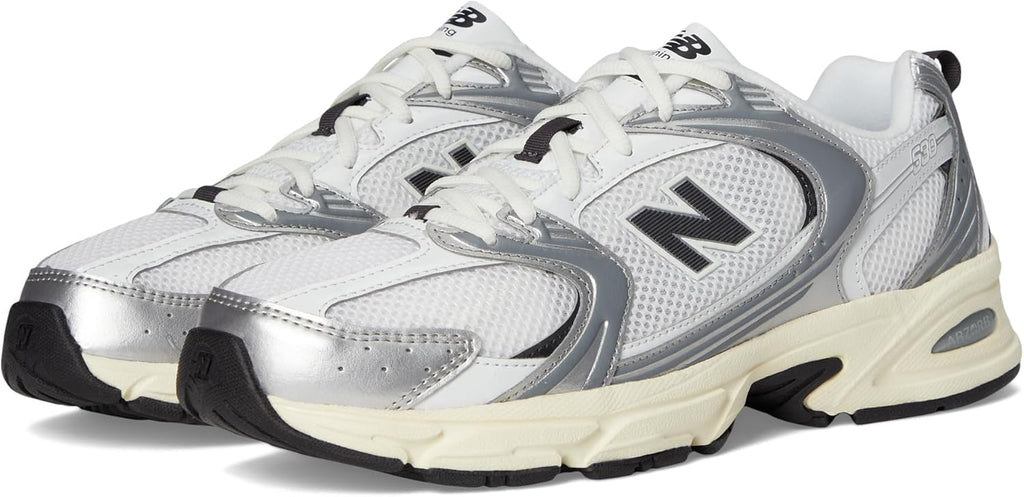 New Balance 530 White & Sliver